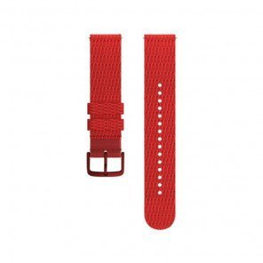 Polar bracelet Pacer 20MM WOVEN - TISSE RED M/L